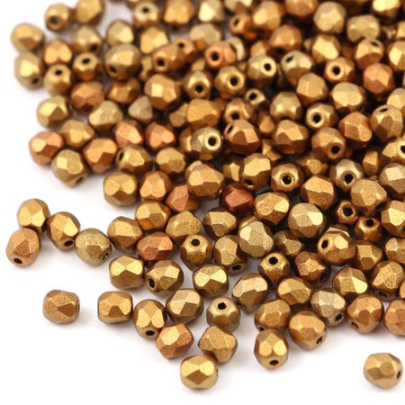 Fire Polish 4mm Metallic Mix [20szt]
