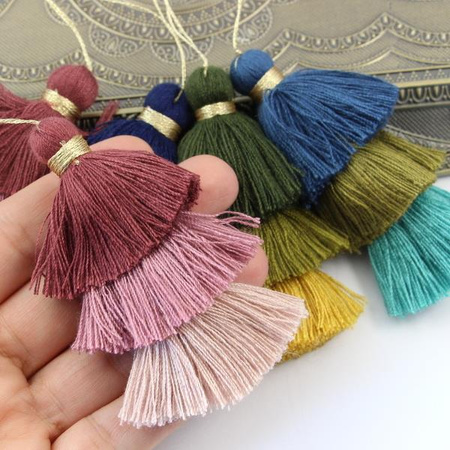 Chwost potrójny marsala mix 75x40mm