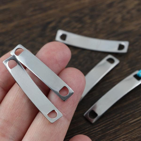 Łącznik długi do bransolety stal szlachetna 39mm