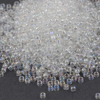 Toho Round 8/0 Transparent-Rainbow Crystal [10g]