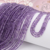 Ametyst kula fasetowana 2mm [sznur 39cm]