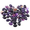 Kaboszon agat fioletowy owal 18x13mm [nie parujemy]