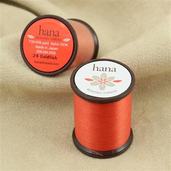 Hana japońskie nici nylonowe do beadingu Goldfish [szpula 100m]