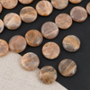 Kamień słoneczny moneta gładka 20mm