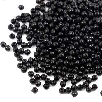 Round Beads Jet 2mm [100szt]