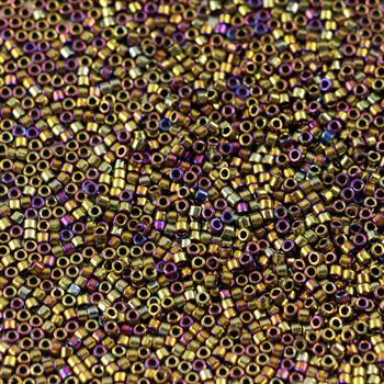 Miyuki Delica 11/0 Metallic Purple Gold Iris [5g]