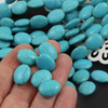Howlit turkusowy owal 16x12mm