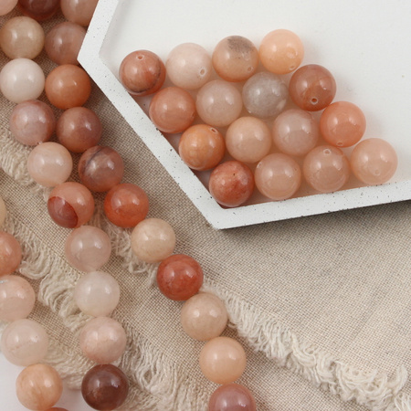 Awenturyn różowy kula gładka 12mm