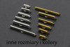 Końcówka do bransolet wsuwana złota 40mm 