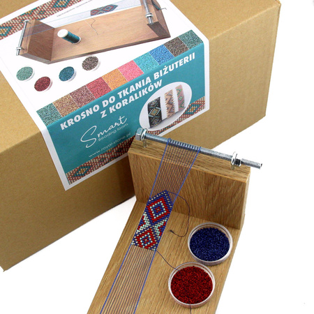 Krosno do koralików drewniane Smart