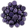 CzechMates Cabochon 7mm Metallic Suede Purple [10szt]