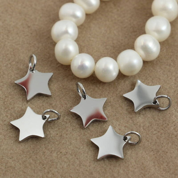 Zawieszka gwiazdka stal szlachetna 10mm