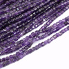 Ametyst kostka fasetowana 4mm [10szt]
