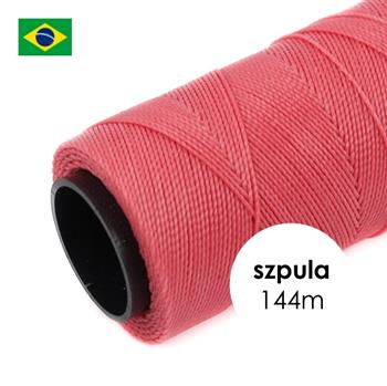 Sznurek do makramy brazylijski woskowany Rose 1mm [szpula 144m]