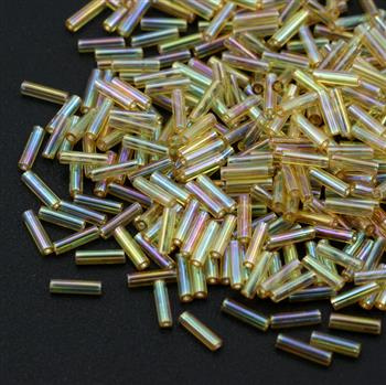 Miyuki Bugle #2 Transparent Light Topaz AB 6mm [5g]
