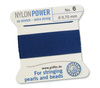 Griffin Nici nylonowe z igłą dk blue 0,70mm [2m]
