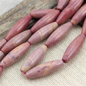 Rodonit duża oliwka 40x12mm