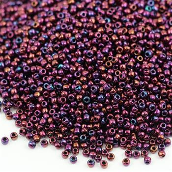 Toho Round 11/0 Higher-Metallic Dk Amethyst [10g]