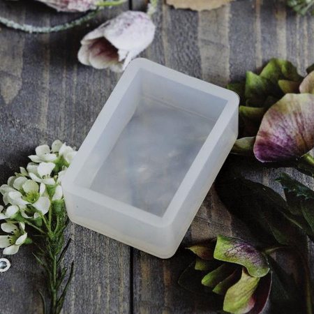 Forma silikonowa do odlewów z żywicy kaboszon fakturowany 38x25mm