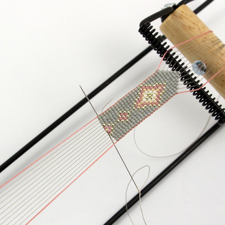 Krosno metalowe Beadsmith z regulacją długości