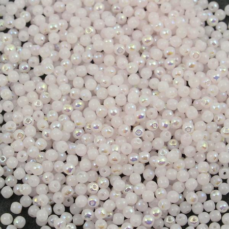 Round Beads Light Pink AB 3mm [50szt]