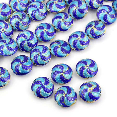 Cloisonne dysk wiatraki 19mm