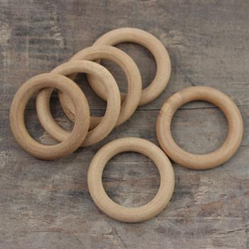 Drewniany ring surowy 42mm