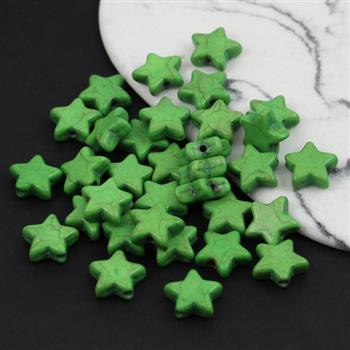 Howlit zielony gwiazdka 12mm