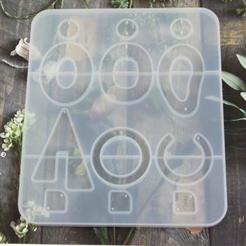 Forma silikonowa do odlewów z żywicy zestaw zawieszek