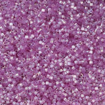 Miyuki Delica 11/0 Dyed Orchid AB Silk Satin [5g]