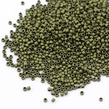 Toho Round 15/0 Matte-Color Dk Olive [5g]