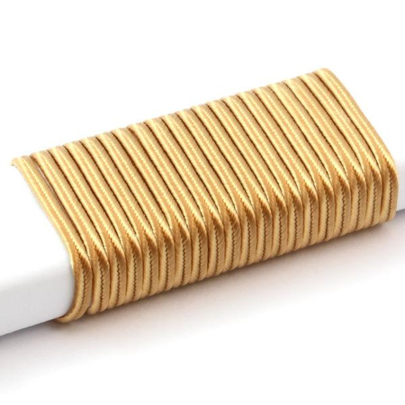 Sznurek sutasz chiński 3mm karmelowy [1 metr]