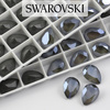 4320 Swarovski Pear Fancy Stone 14X10mm Dark Grey