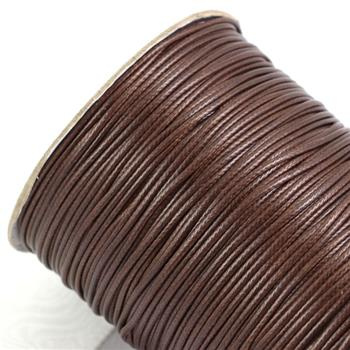 Sznurek powlekany brązowy 1,5mm [1metr]