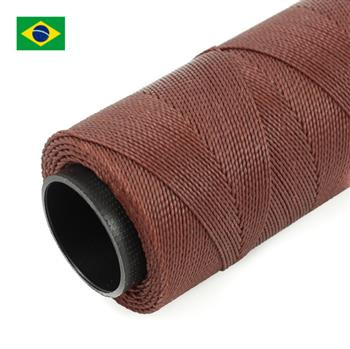 Sznurek do makramy brazylijski woskowany Pecan 1mm [1metr]