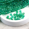 Agat zielony kula fasetowana 6mm