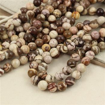 Jaspis cappuccino kula gładka 8mm