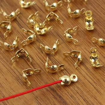 Łapaczka stal szlachetna pozłacana 8x4mm Fi 2,5mm [20szt]