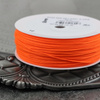 Sznurek pleciony poliestrowy neonowy pomarańczowy 0,8mm Pega [1metr]