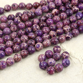 Jaspis lazurowe wybrzeże kula fioletowa 8mm