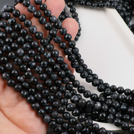 Indygo gabro kula gładka 6mm