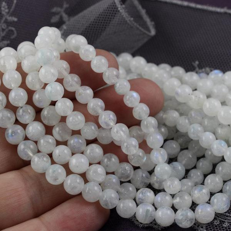 Kamień księżycowy kula gładka 8mm