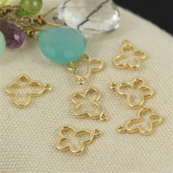 Zawieszka motyl złoty HQ 11x8mm