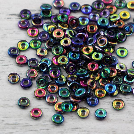 O bead donut 4x1mm Magic Blue [2,5g]