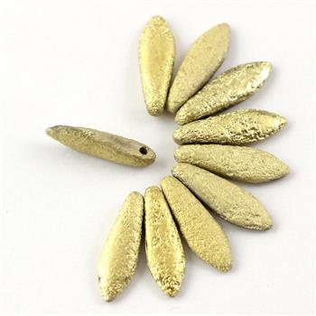 Dagger Crystal Etched Amber Full 5x16mm [10szt]