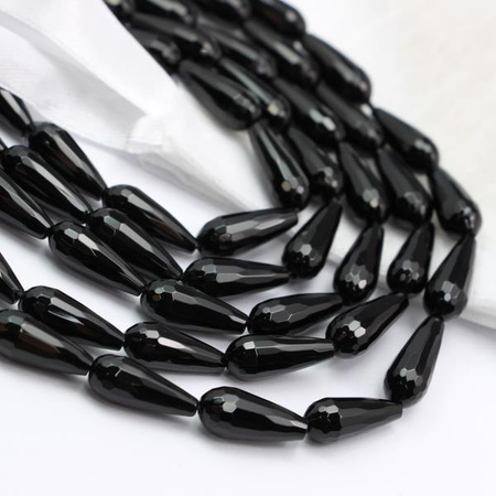 Onyks kropla fasetowana 16x6mm