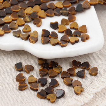 Tygrysie oko serce 6mm [10szt]