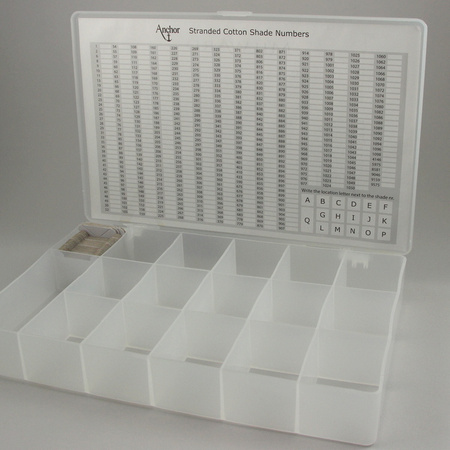 Organizer do przechowywania z bobinkami 28x18x4cm