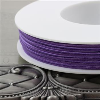 Sznurek sutasz wiskoza Pega 3mm fioletowy [szpula 50m]