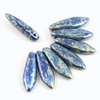 Dagger Opaque Blue Picasso 5x16mm [10szt]